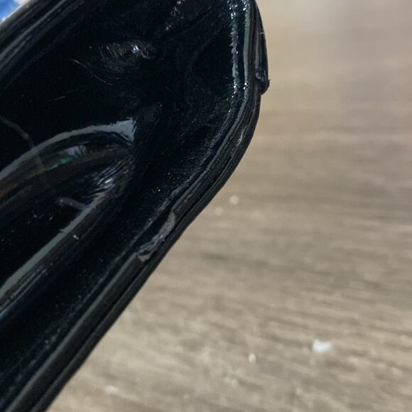 Roberto Cavalli Class NWTs Vintage Black Patent Leather Purse Chain Strap - Picture 15 of 15